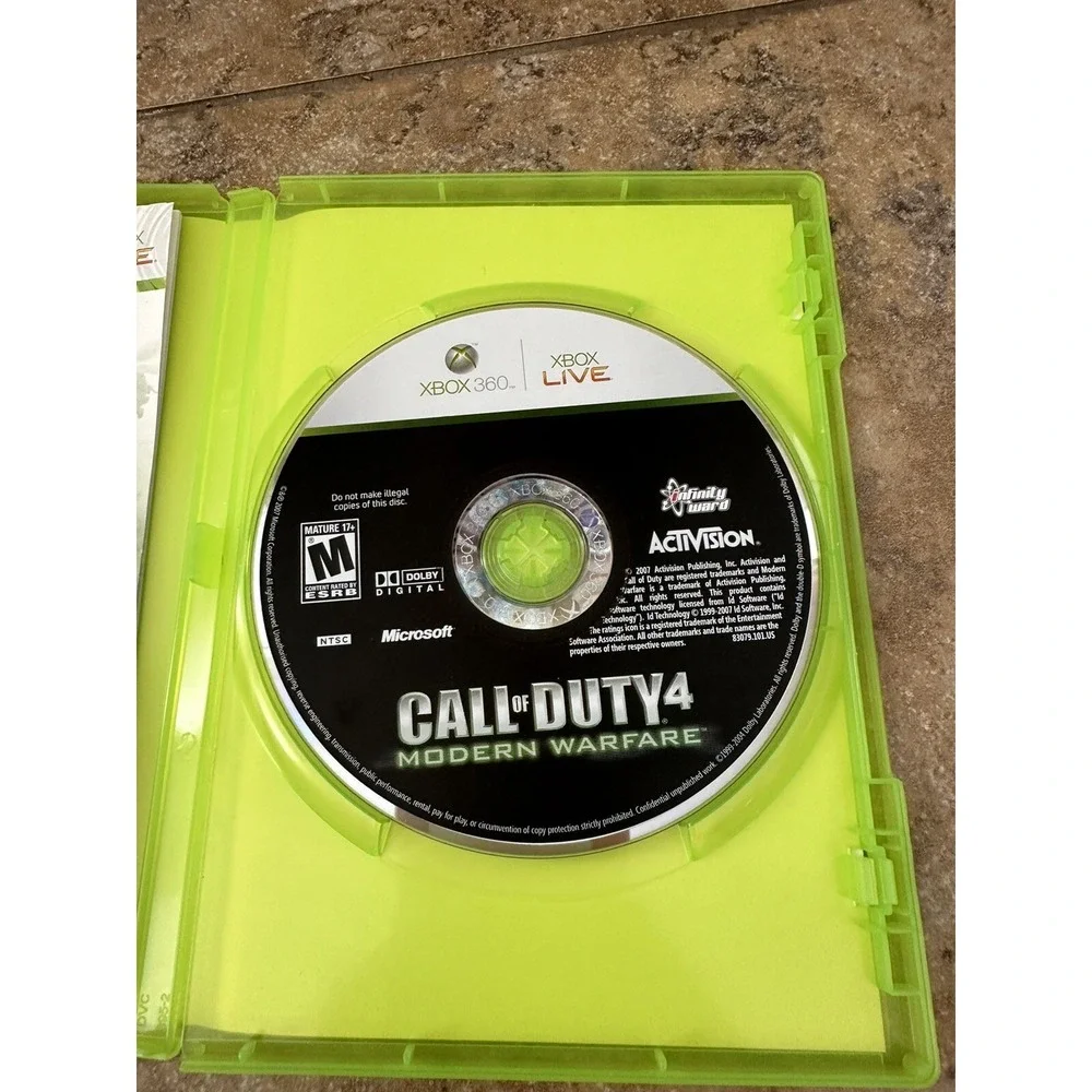 Call of Duty 4: Modern Warfare - Xbox 360 Game